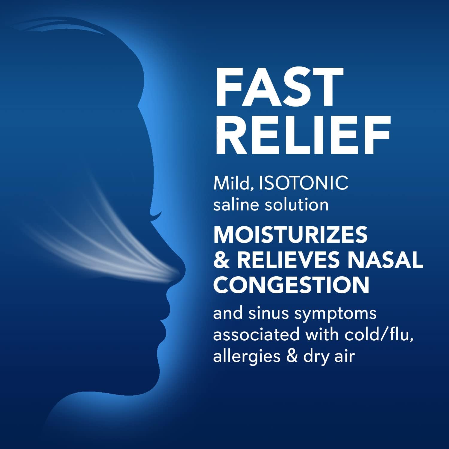 SinuCleanse Daily Care Sterile Saline Fine Mist Nasal Spray, 4.5 Oz, 2 Pack | All-Natural Saline Spray Instantly Moisturizes & Relieves Everyday Nasal Congestion Due to Colds & Dry Air, Made in USA - Image 3