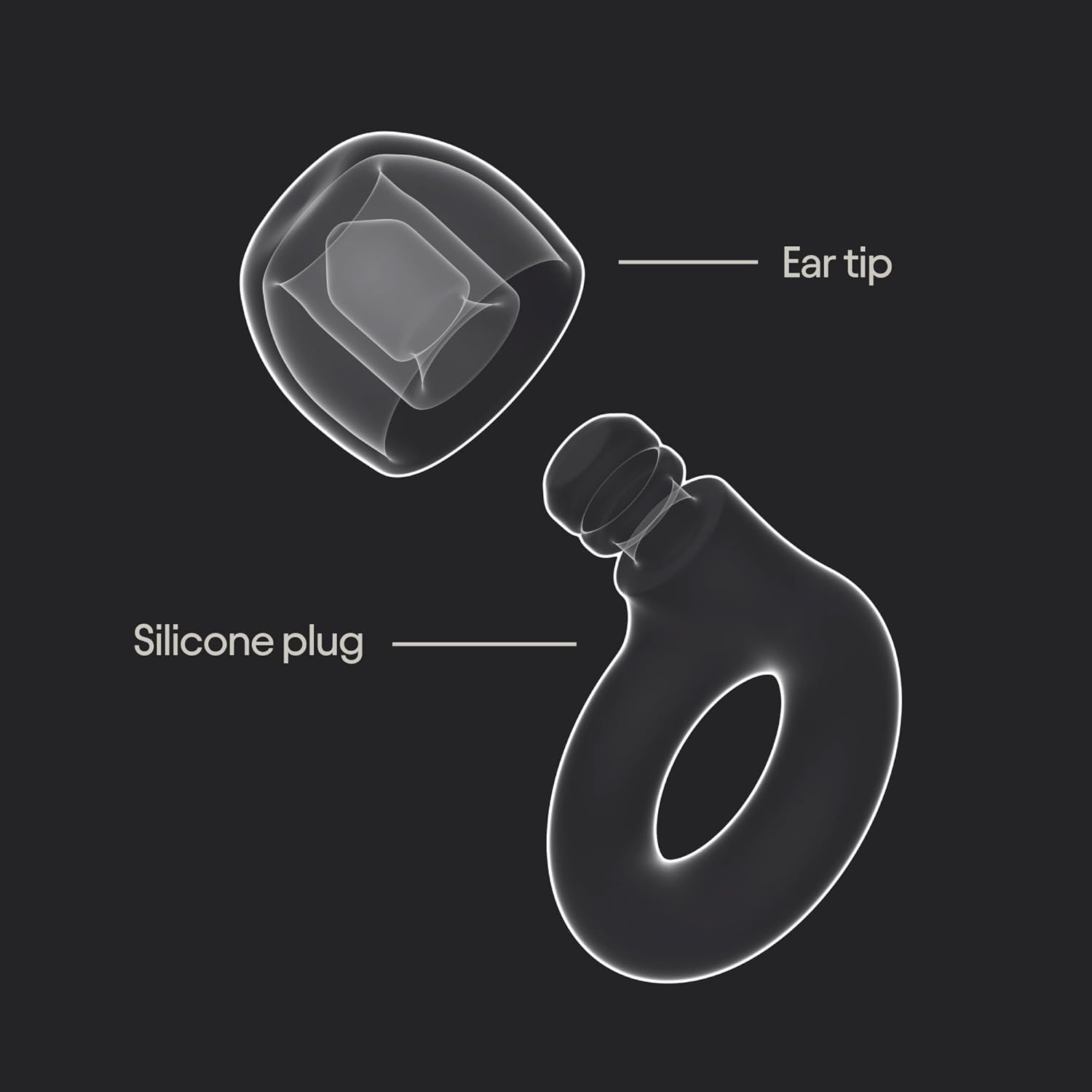 Loop Quiet 2 Ear Plugs - Ultra-Comfy Reusable Hearing Protection for Sleep | 24dB SNR noise reduction. Flexible, customizable fit. Reusable & washable. For deep focus, travel, noise sensitivity - Image 6