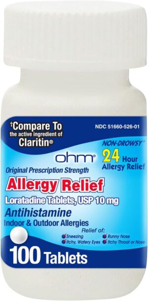 Ohm Allergy Pills – Loratadin...
