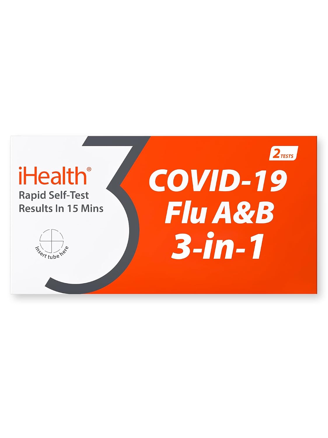 iHealth Flu A/B + Covid-19 Test Com...