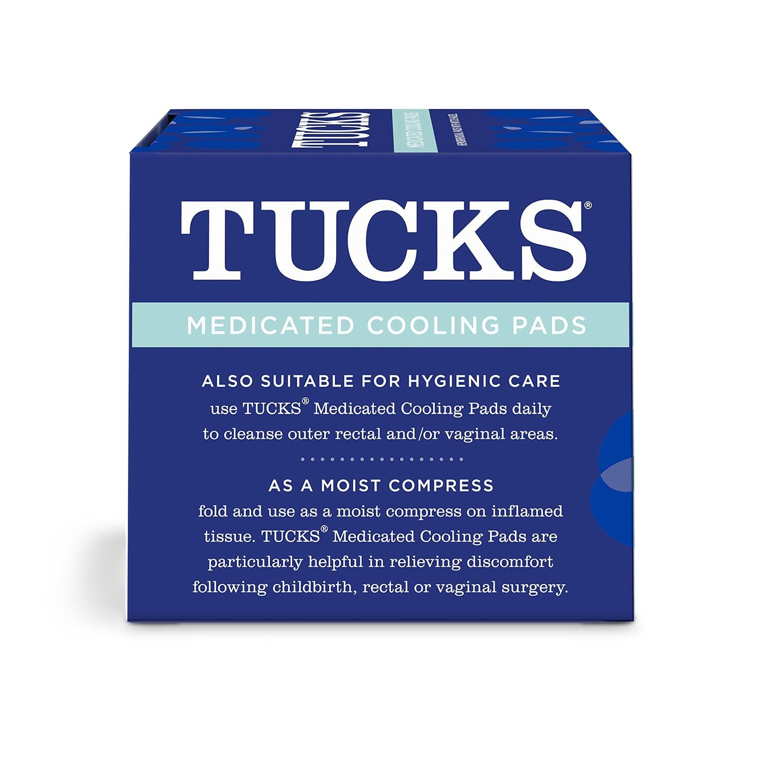 TUCKS Medicated Cooling Pads, 100 Count – Hemorrhoid Pads with Witch Hazel, Cleanses Sensitive Areas, Protects from Irritation, Hemorrhoid Treatment, Medicated Pads Used by Hospitals - Image 10