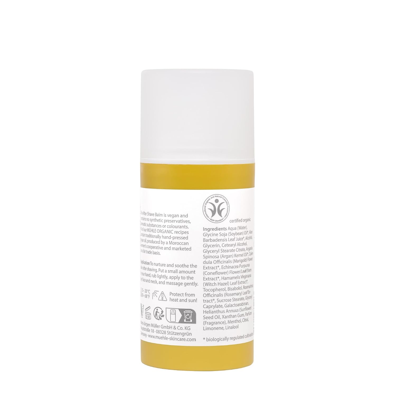 MÜHLE Organic Shaving Essentials Bundle – Includes Organic Shaving Cream (75ml) and Organic Aftershave Balm (100ml) | 100% Vegan, BDIH Certified, Natural Shaving Care with Argan Oil - Image 7