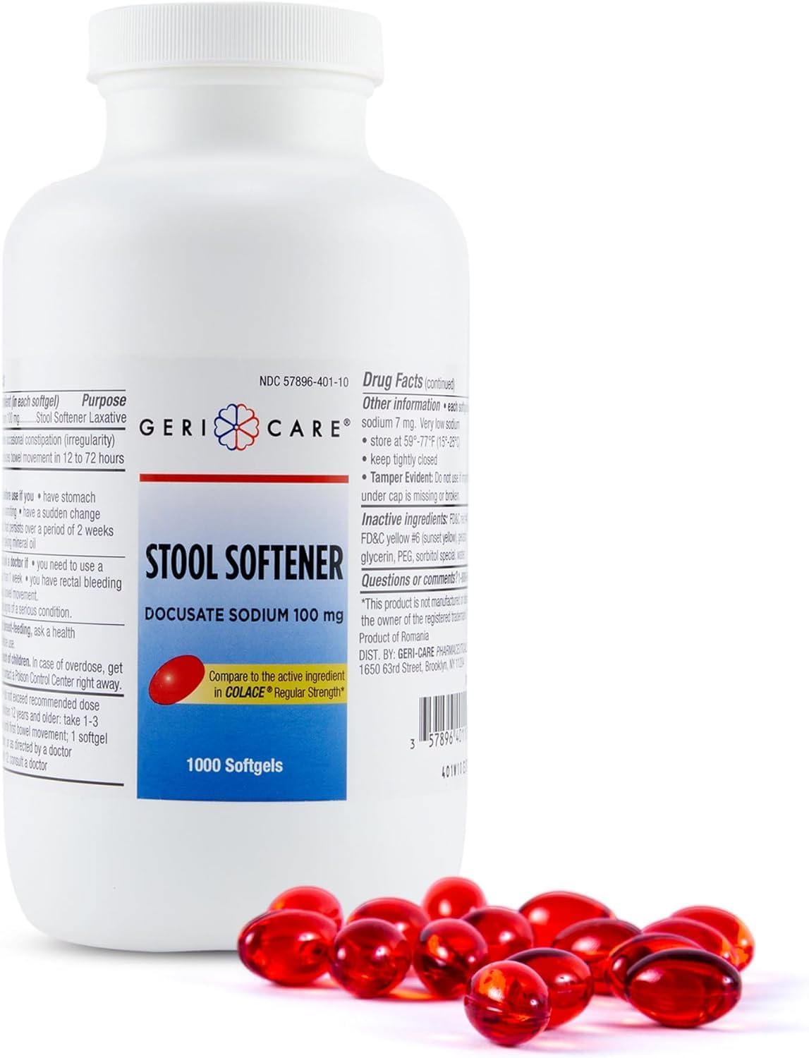 GeriCare Docusate Sodium Stool Soft...