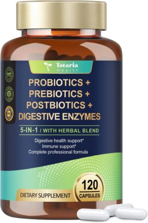 Totaria 5-in-1 Probiotic Prebiotic ...