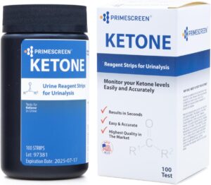 Prime Screen Ketone Test Strips: Te...