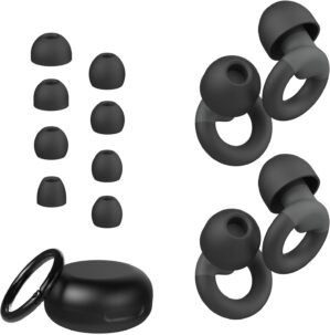 JUSTRVN Ear Plugs for Sleeping, 2 P...