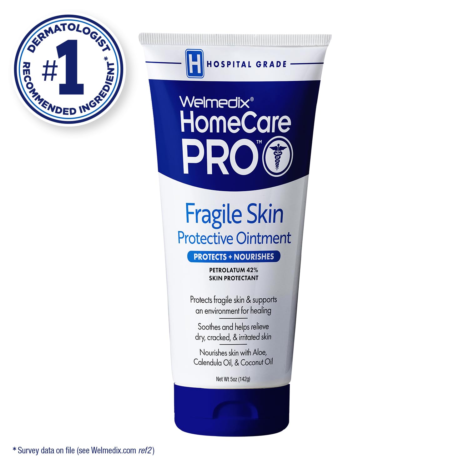 Welmedix Healing Ointment for Dry Skin - Skin Protection Barrier Cream | Hospital Grade Intensive Healing Ointment - Moisturizer for Very Dry, Cracked Skin - 5oz Tube - Image 3