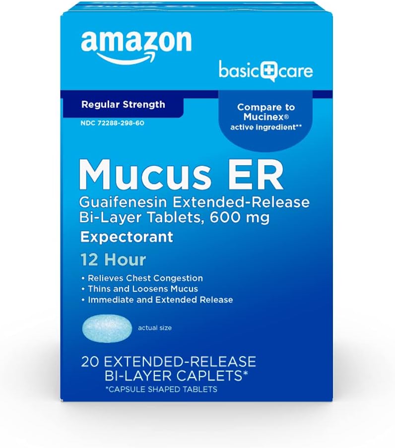 Amazon Basic Care Guaifenesin Exten...