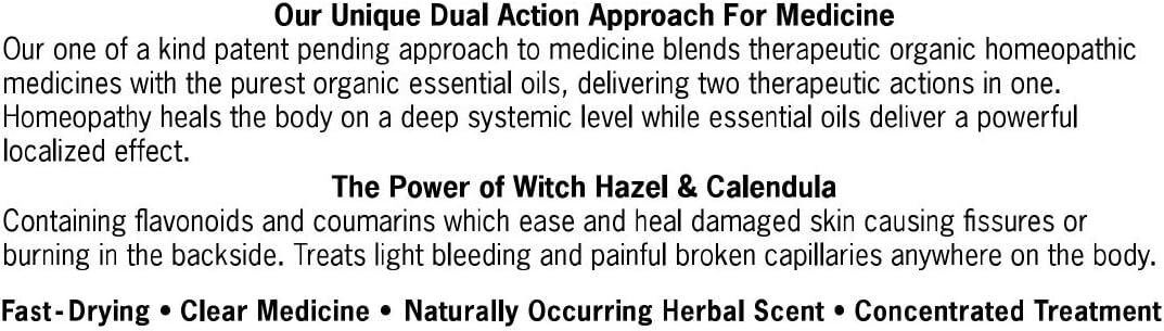 Forces of Nature Fissure Control, Organic Homeopathic Treatment with Witch Hazel for Anal Fissures, Hemorrhoid Related Irritation & Discomfort, Fast, Natural Topical Relief, 0.37 FL OZ - Image 5