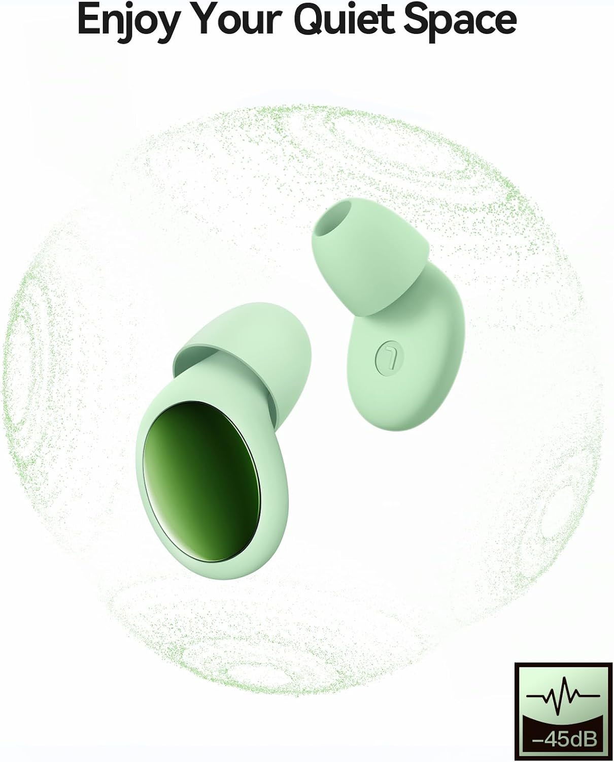45dB Ear Plugs for Sleeping Noise Cancelling Ear Plugs for Noise Reduction & Snoring, Concerts, Earplugs for Sleep,Sider Sleepers Airplane, Silicone Earplugs Reusable Concert Ear Plug - Image 3