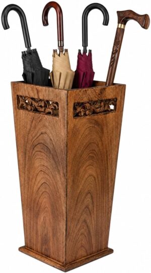 Antique Wooden Umbrella Stand &...