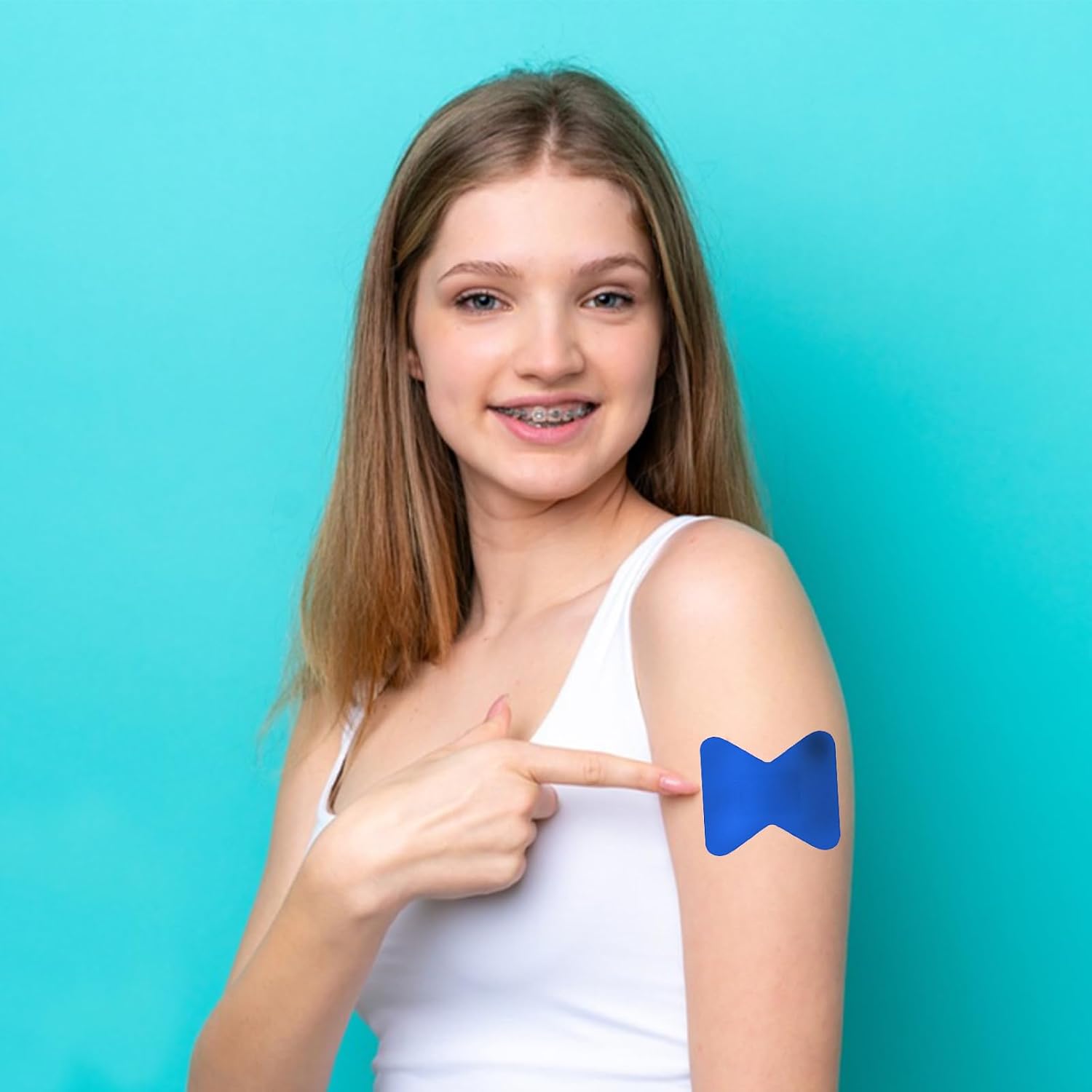 160Pcs Blue Metal Detectable Waterproof Adhesive Bandages 1.75" X 2" Butterfly Shape Food Service Blue Bandages with Quilt-Aid Pad for Catering First Aid and Wound Care Supplies - Image 6