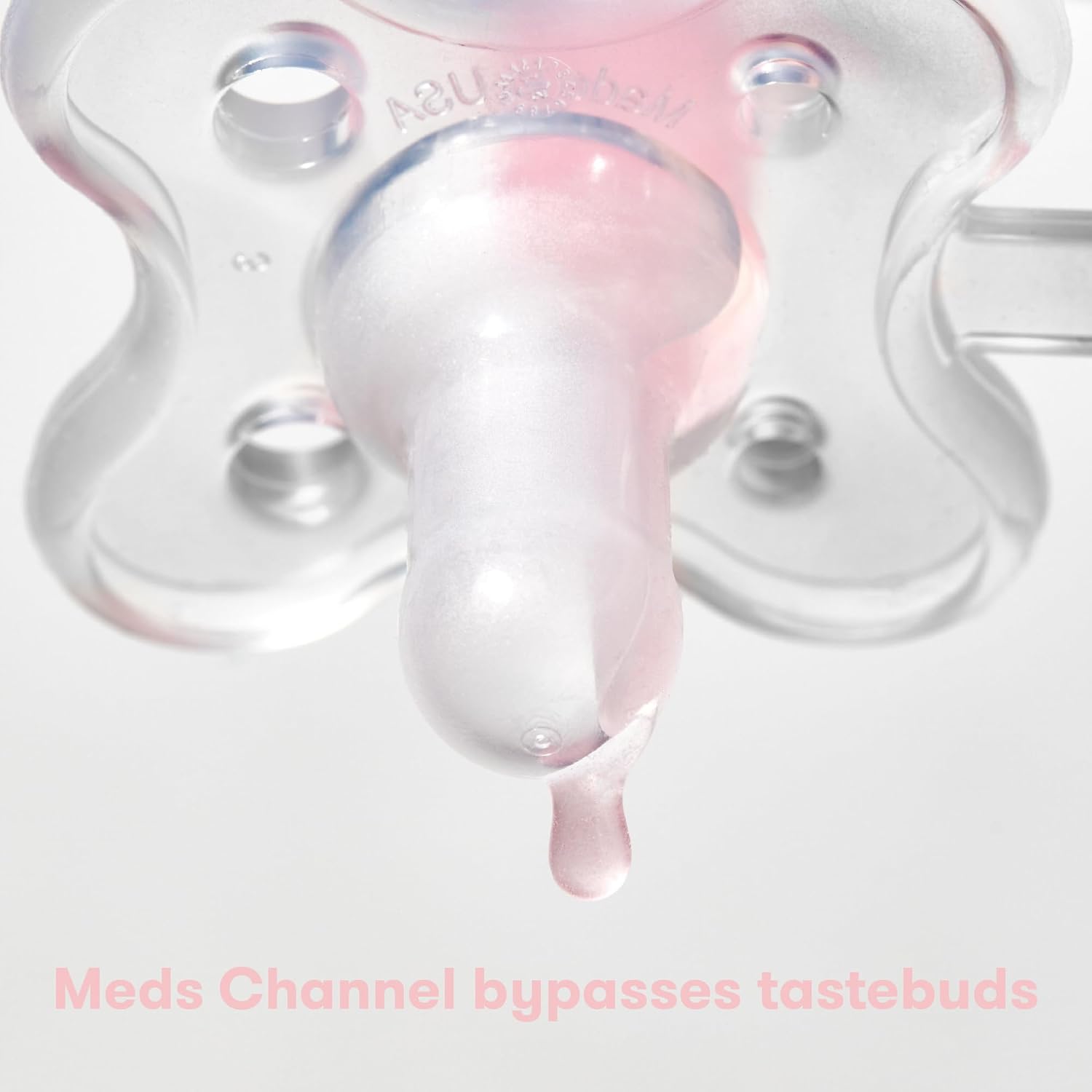Frida Baby Medicine Pacifier Syringe, Accu-Dose Paci, Medi Frida, Fuss Free | Dispenser for Mess & Fuss Free Medicine Use, Baby-Safe Pacifier Design, Made in USA, Easy to Use - Image 5