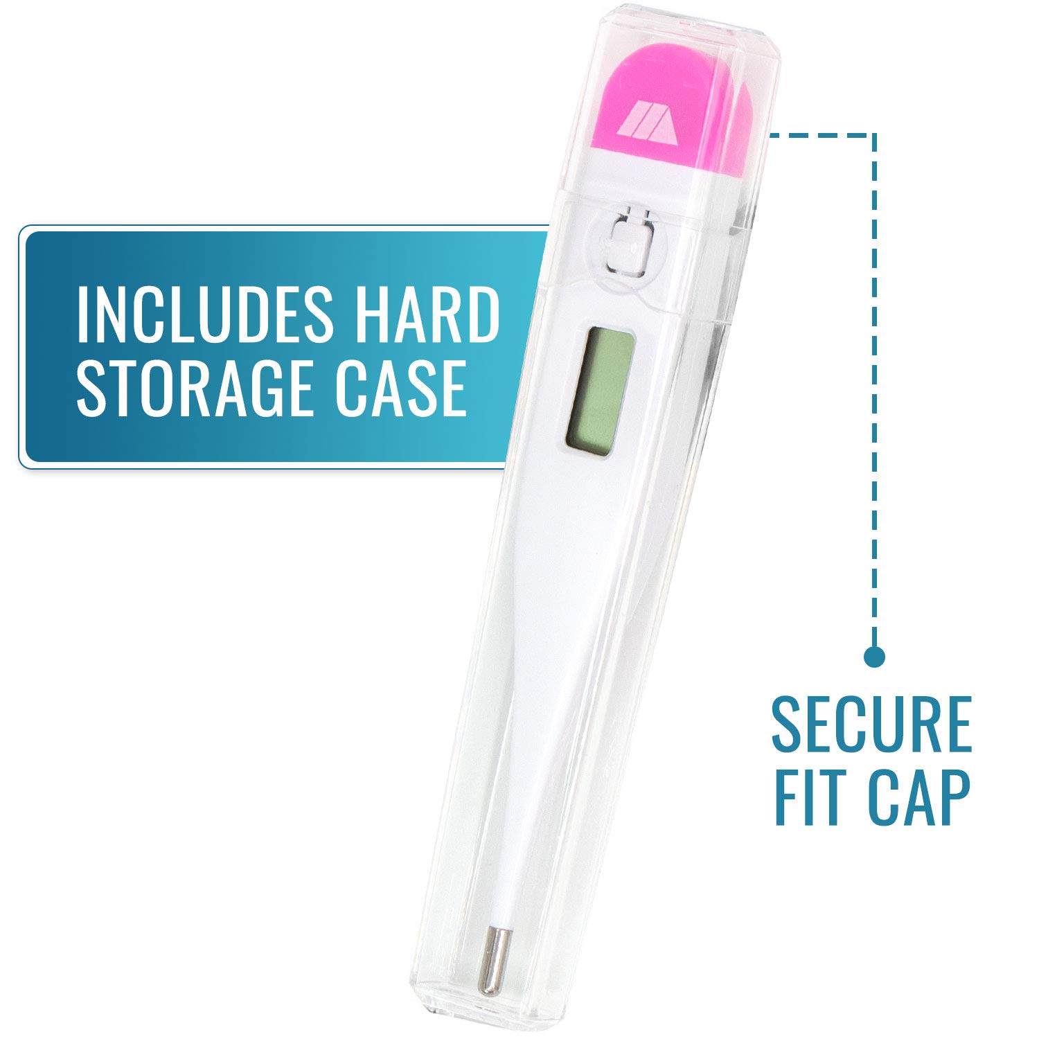 MABIS Digital Basal Body Thermometer for Ovulation Tracking, Fertility, Period Tracking and Natural Family Planning with Beeper and Memory, Oral Use Only - Image 6