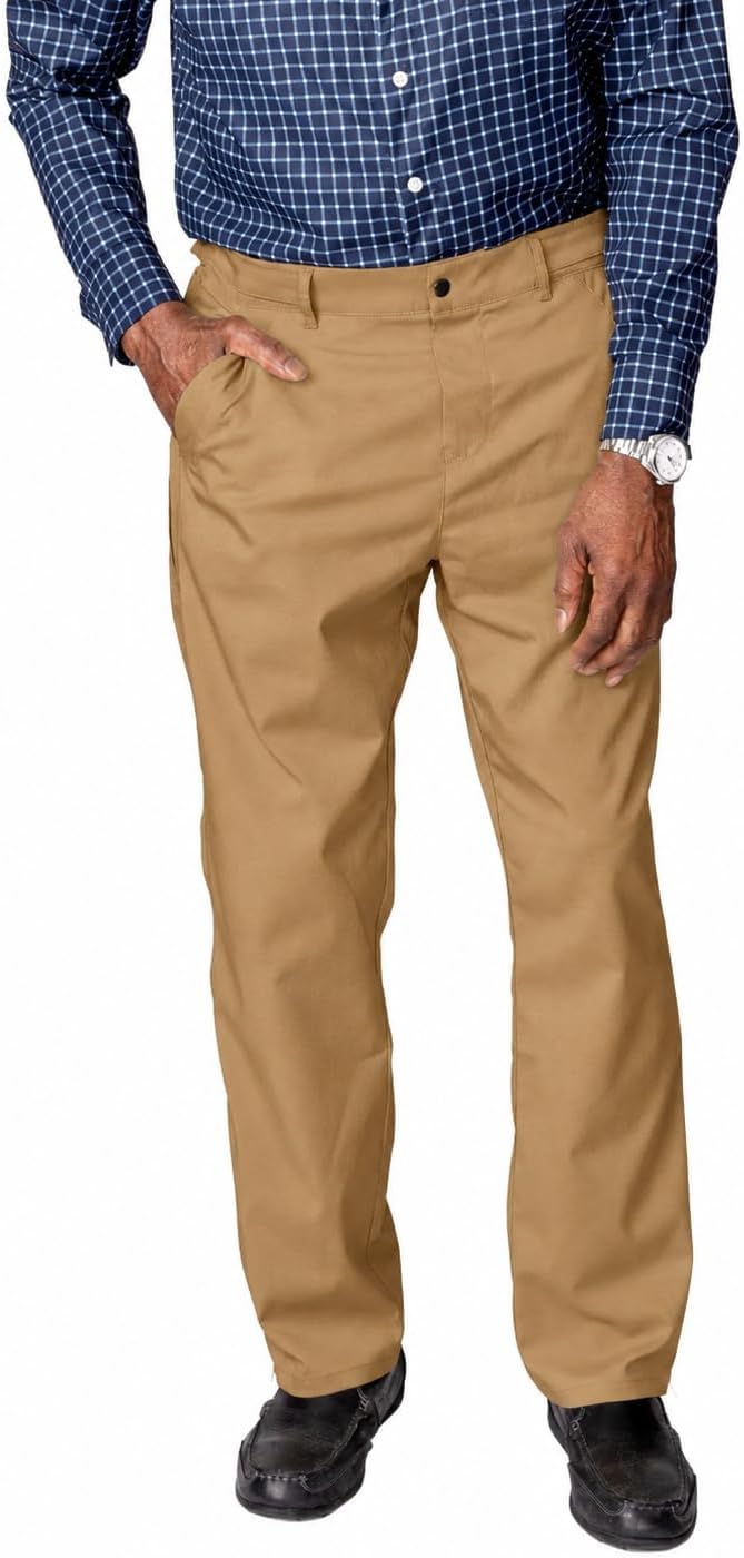 Men’s Side-Zip Chinos Signatu...