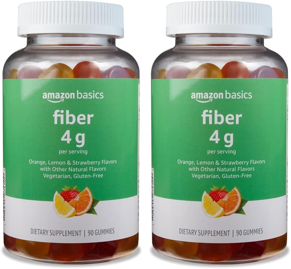 Amazon Basics Soft Fiber Gummies fo...