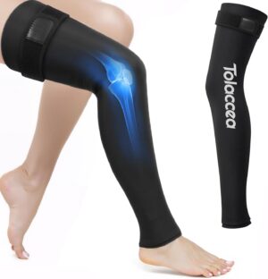 Full Leg Ice Pack Wrap, 360° Entir...