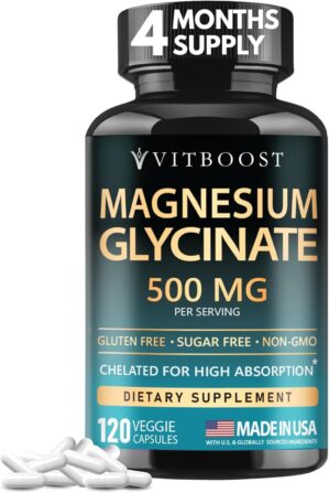 VITBOOST Magnesium Glycinate 500mg ...