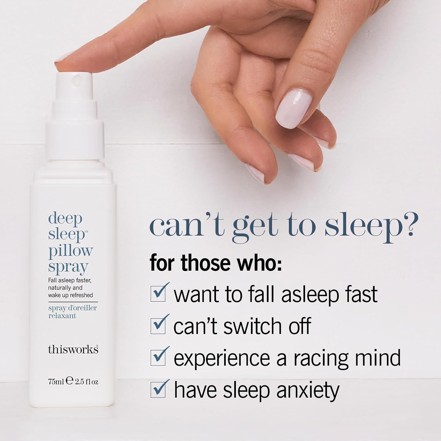 This Works Deep Sleep Pillow Spray 2.5 fl oz - Aromatherapy Sleep Mist | Natural pillow mist with Lavender, Camomile & Vetivert essential oils for calmer, more restful nights - Image 2