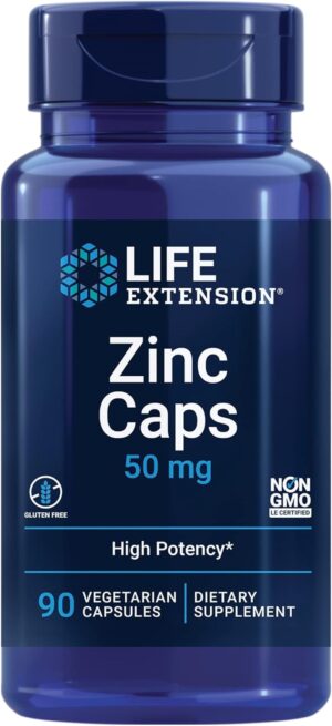 Life Extension Zinc Caps, zinc 50 m...