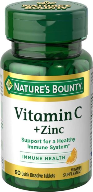 Nature’s Bounty Vitamin C + Z...