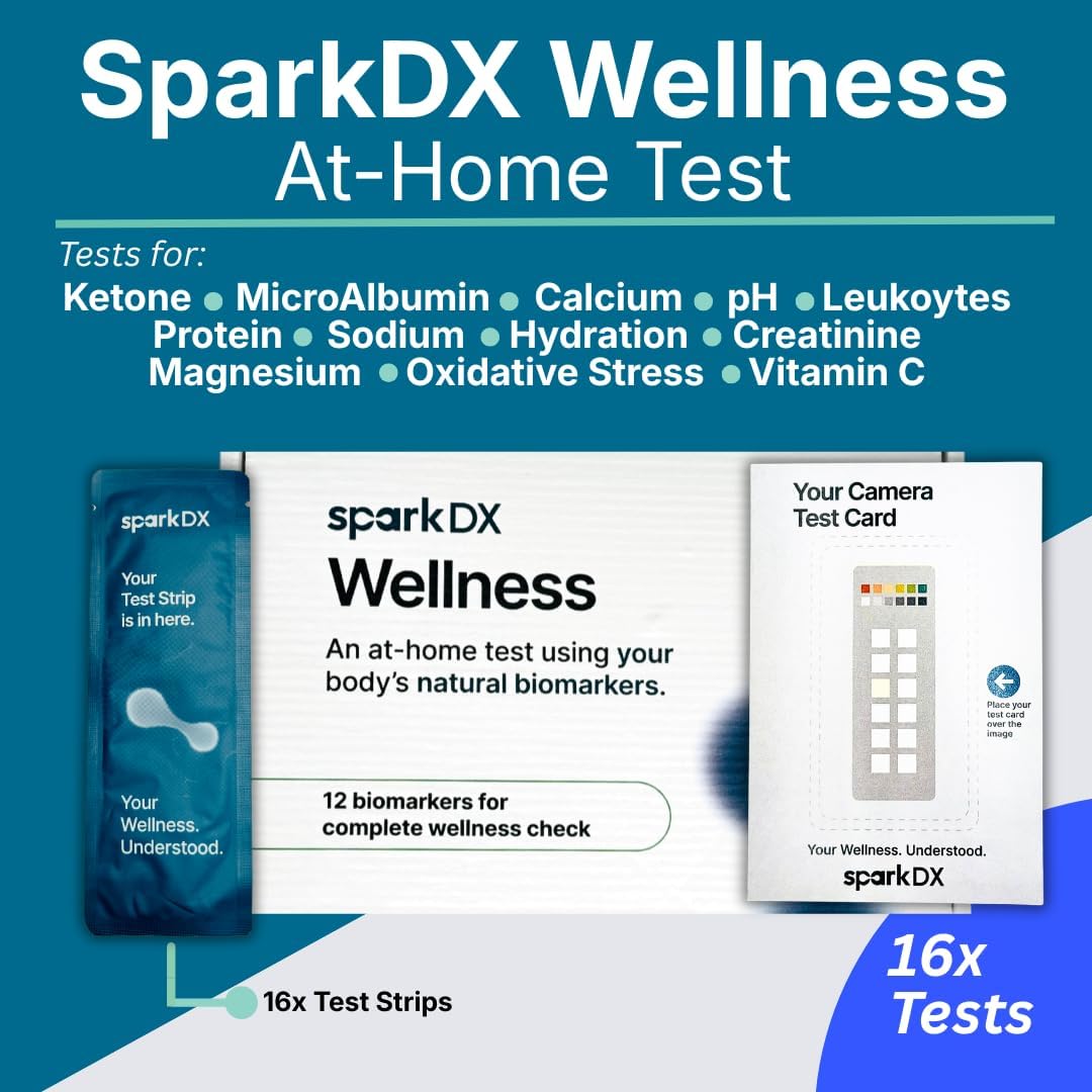 Wellness At-Home Test Kit - 12 biomarkers- 16 Tests-Ketones, Hydration, pH- Urine Test, no Blood, no Mess, Free App, no Labs - Image 2