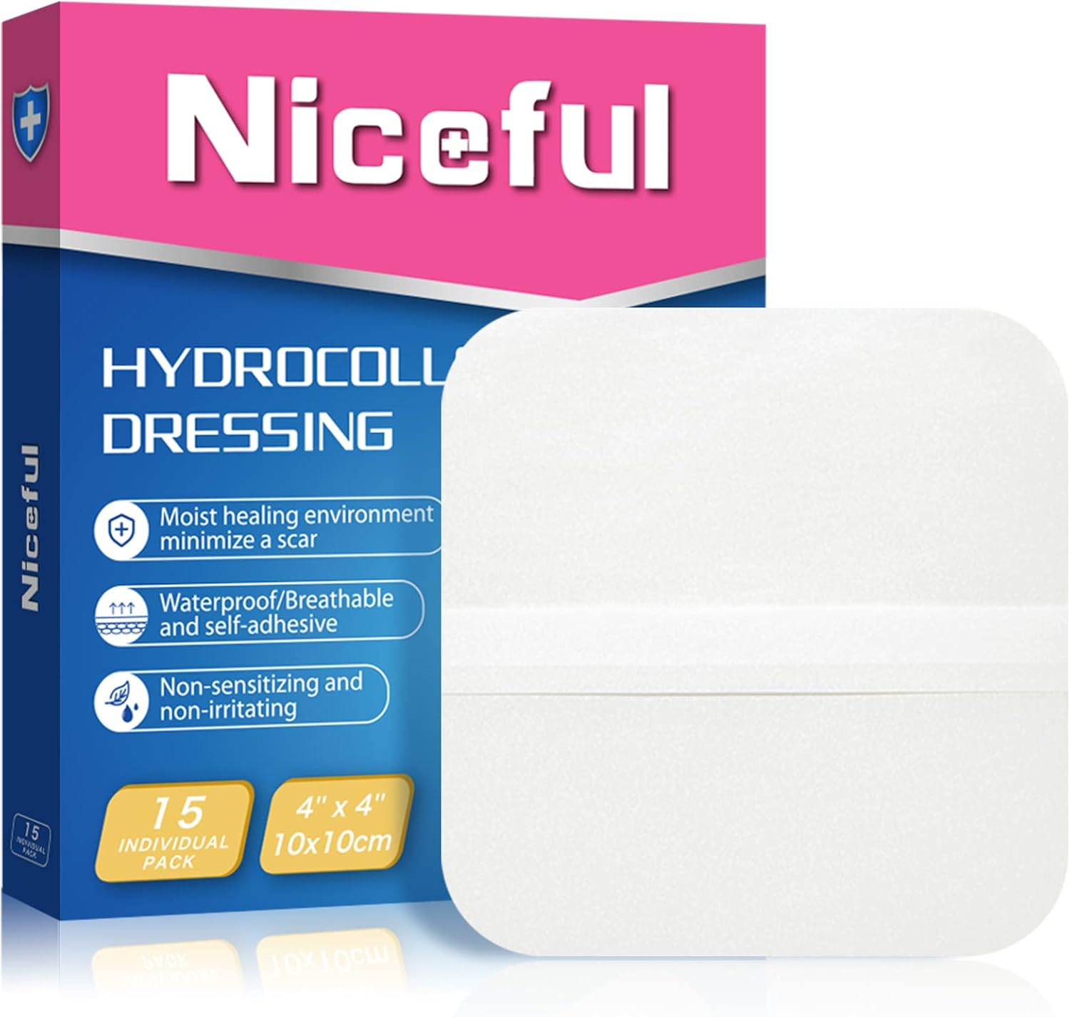 Niceful Large Hydrocolloid Bandages...