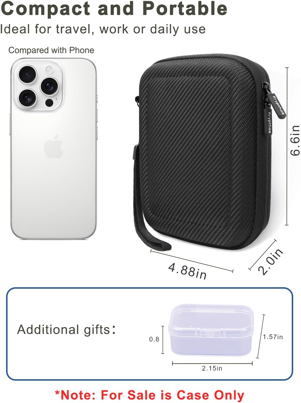 Diabetic Supplies Travel Case for Glucose Meter Diabetes Testing Kit-Black | Portable Diabetes Testing Kit Storage Organizer Bag for Diabetes Blood Sugar Test Strips, Lancets, Lancing Device - Image 2