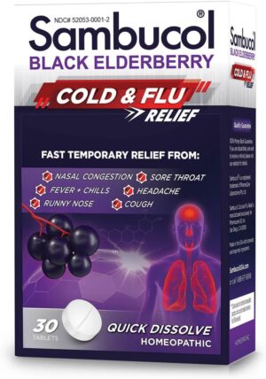 Sambucol Cold and Flu Relief Tablet...