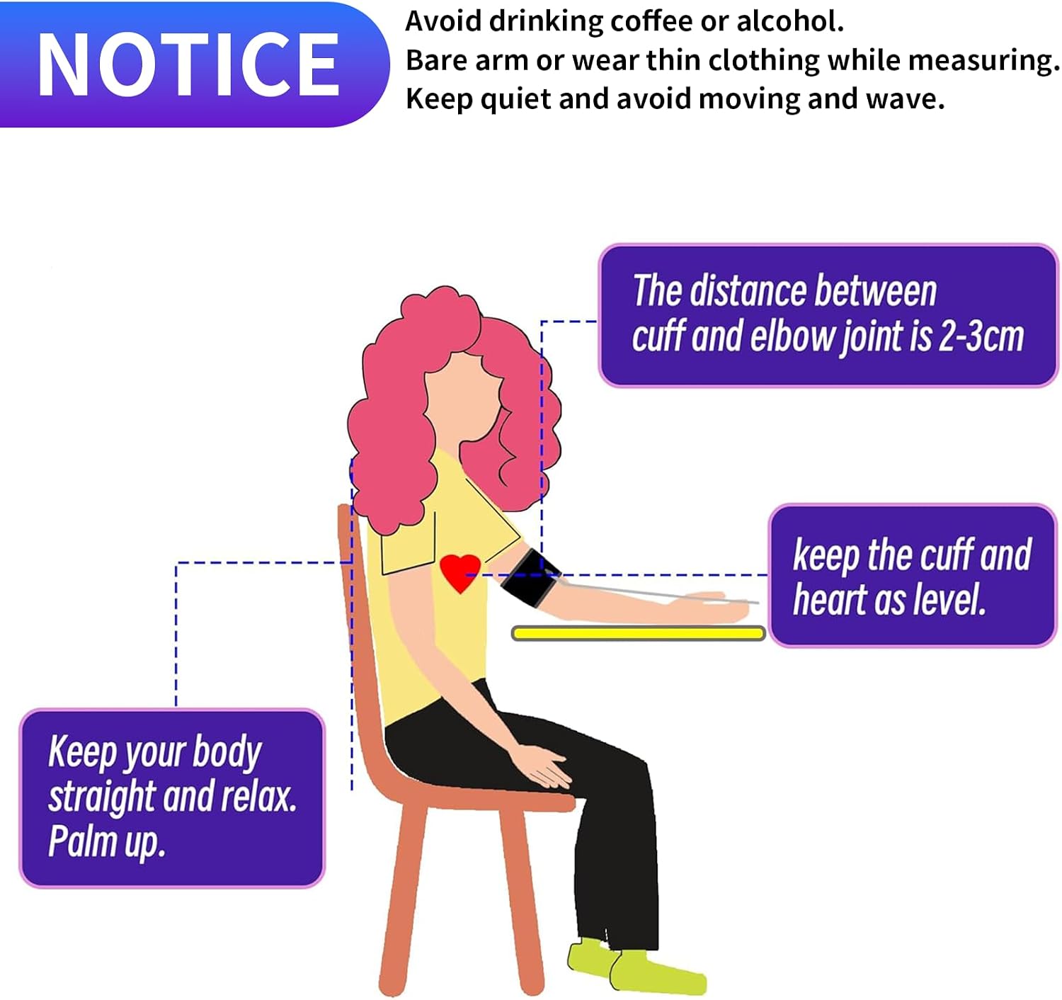 Extra Large Cuff Compatible with Most BP Monitors 9"-21" Inches (22-53CM) XL Blood Pressure Cuff Adult ARM BP Replacement Cuff for Big ARM (X-Large) - Image 8