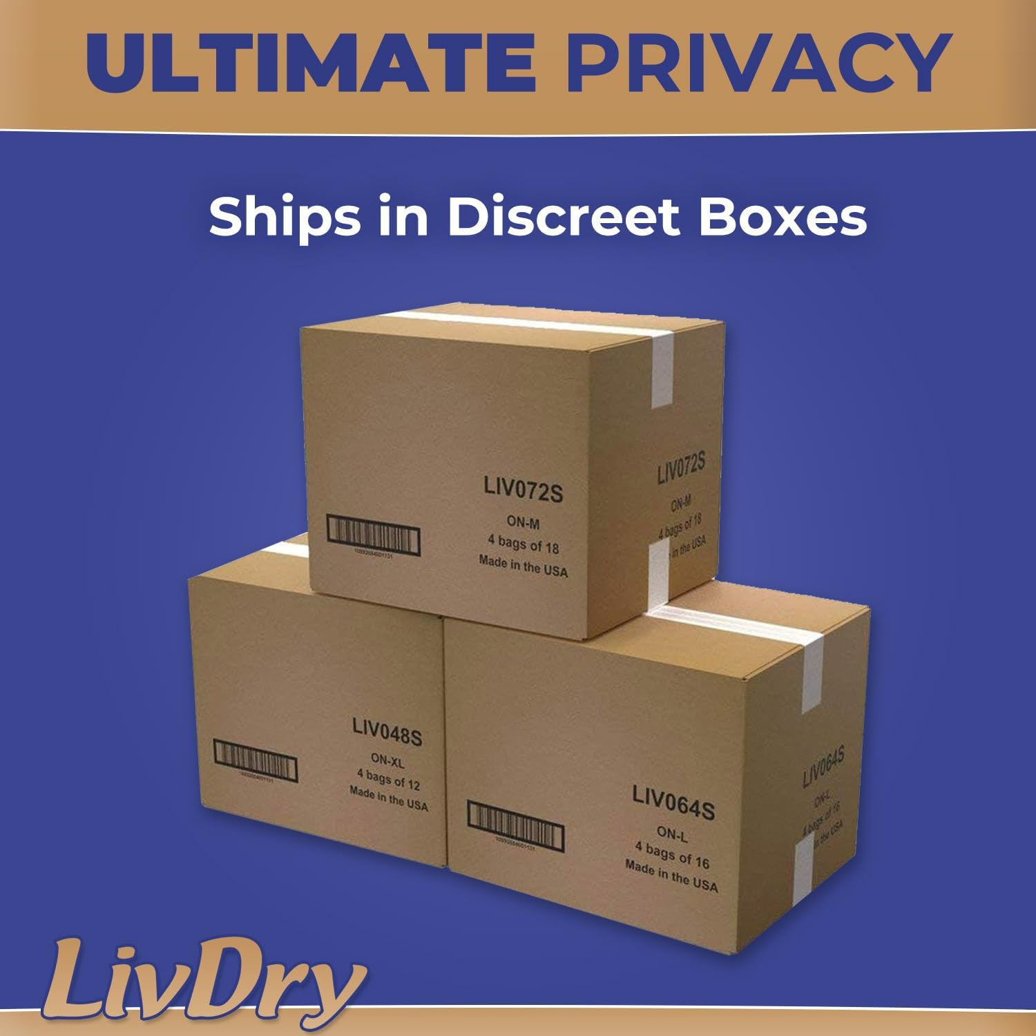 LivDry Ultimate XL Adult Incontinence Underwear, Max Absorbent Adult Diapers with Leak Protection, X-Large, 12-Pack - Image 8