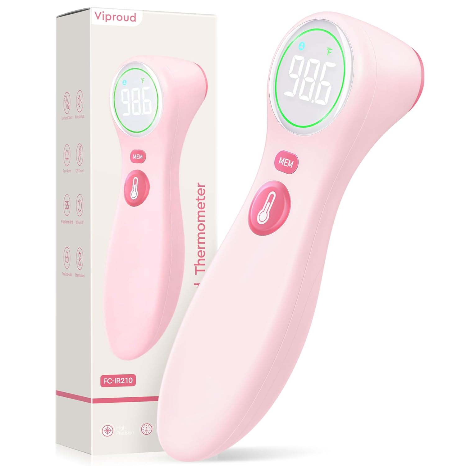 Viproud No-Touch Thermometer for Ki...