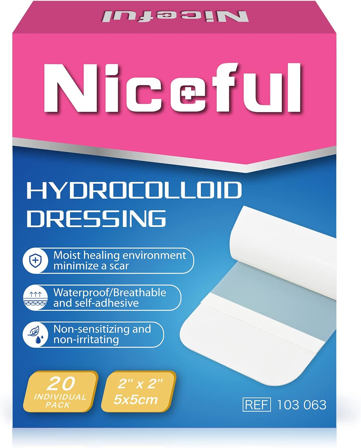 Niceful Hydrocolloid Bandages 2R...
