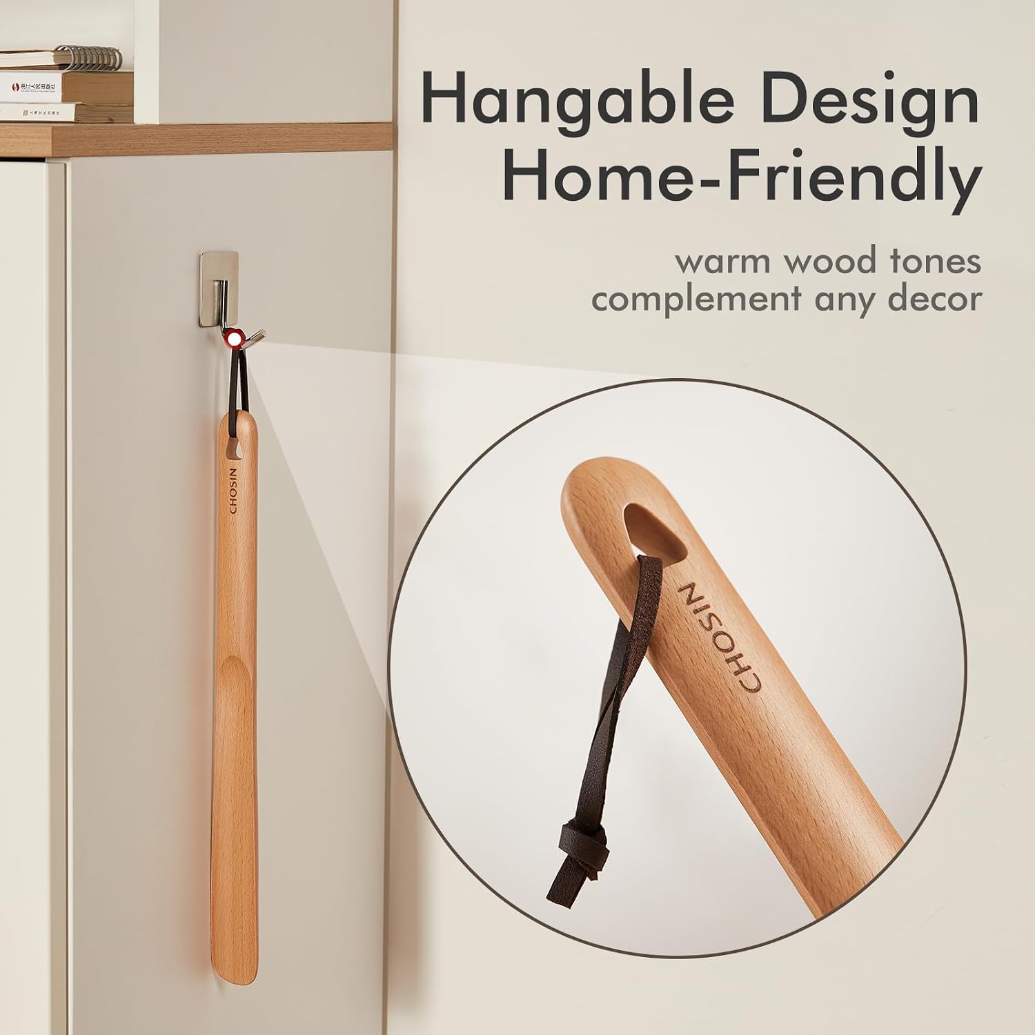 CHOSIN Shoe Horn Long Handle for Seniors Men Women, Small Shoe Spoon for Kids, 2pcs Boot Horn Shoe Helper for Home or Travel - Image 6