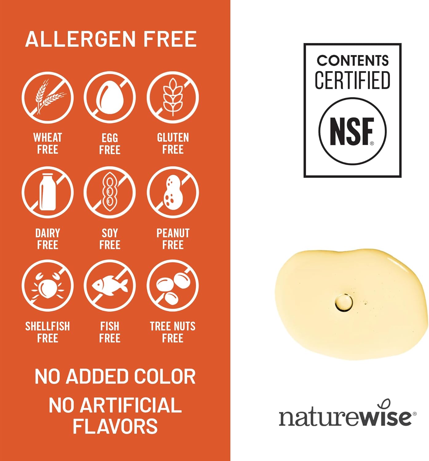 NatureWise Vitamin E 400 IU Softgels (180mg DL-Alpha) - Dairy, Gluten, and Soy Free, Non-GMO Antioxidant Dietary Supplement for Skin, Heart, Eye, and Immune Health Support - 2-Month Supply, 60 Count - Image 5
