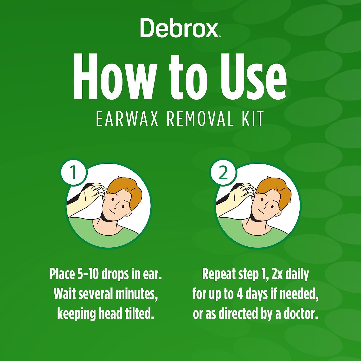 Debrox Earwax Removal Aid, 0.5 oz Earwax Removal Drops | 6.5% Carbamide Peroxide, Safe and Gentle Ear Wax Remover, Excessive Ear Wax Buildup, Ear Care for Adults and Kids 12+ - Image 6