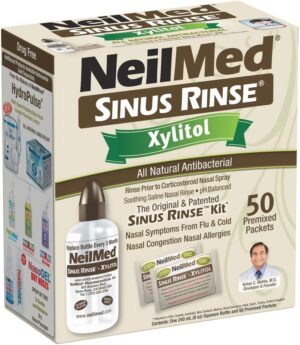NeilMed Sinus Rinse Kit with Xylito...