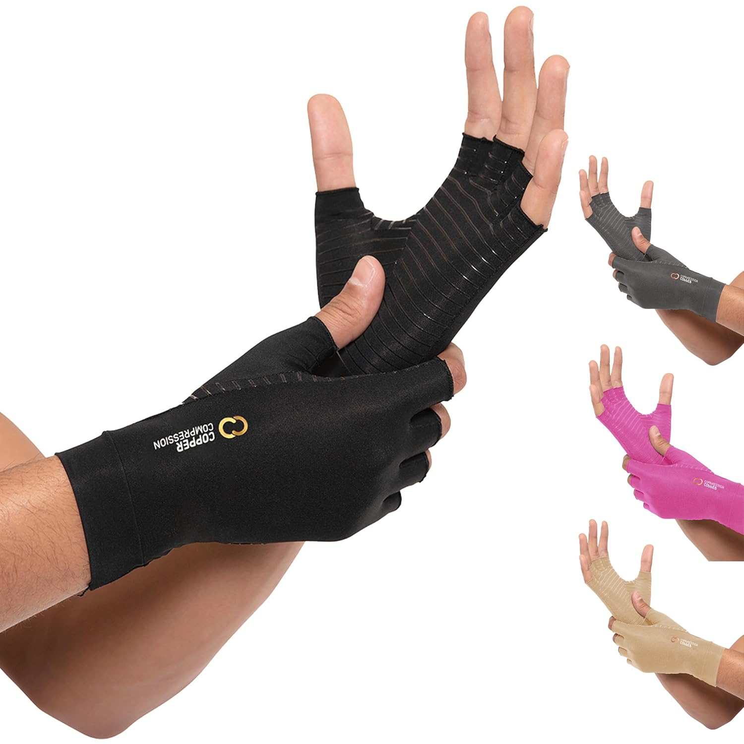 Copper Compression Arthritis Gloves...