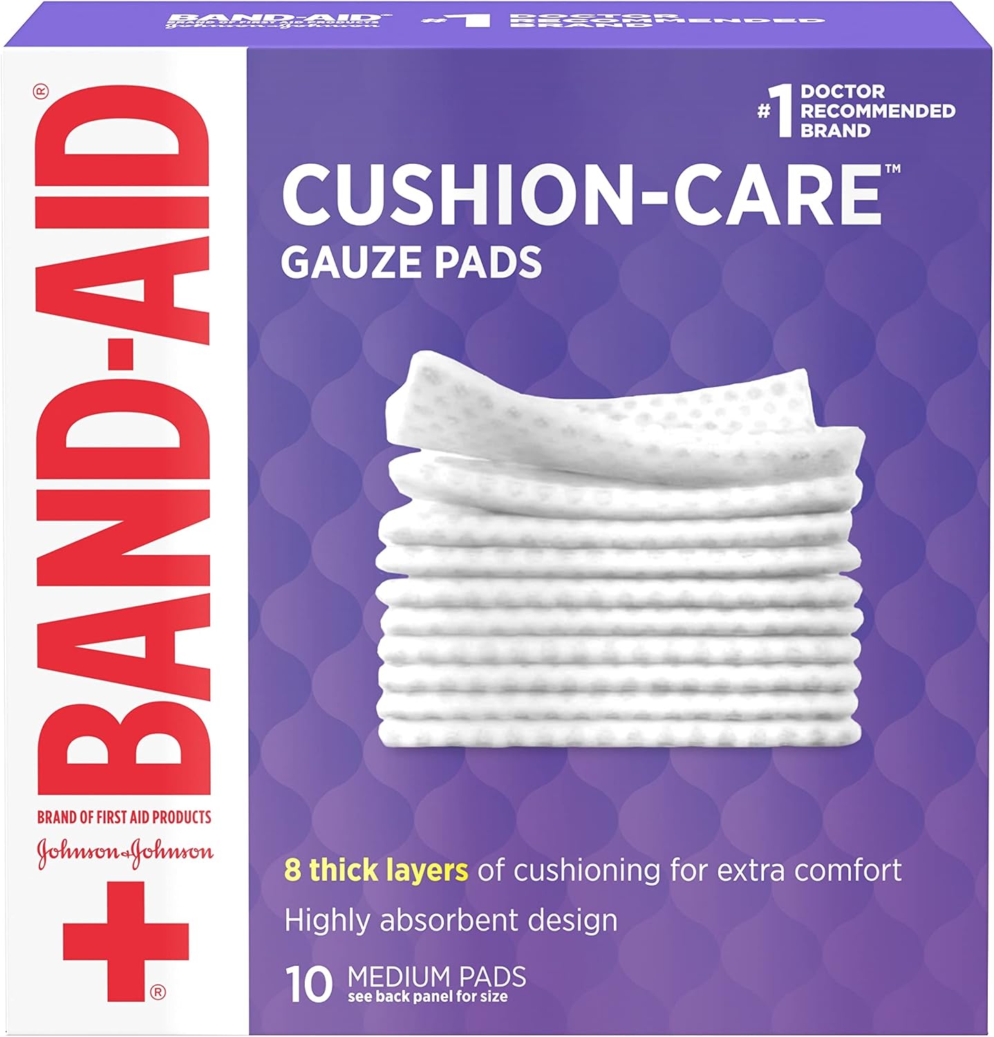 BAND-AID Brand Cushion-Care Gauze P...