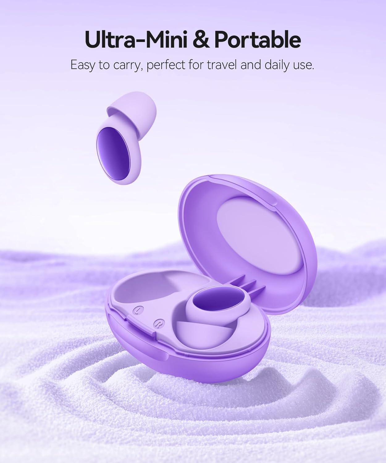 45dB Ear Plugs for Sleeping Noise Cancelling Ear Plugs for Noise Reduction & Snoring, Concerts, Earplugs for Sleep,Sider Sleepers Airplane, Silicone Earplugs Reusable Concert Ear Plug - Image 6