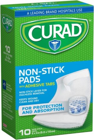 Curad Non-Stick Pads, 2 Inches X 3 ...