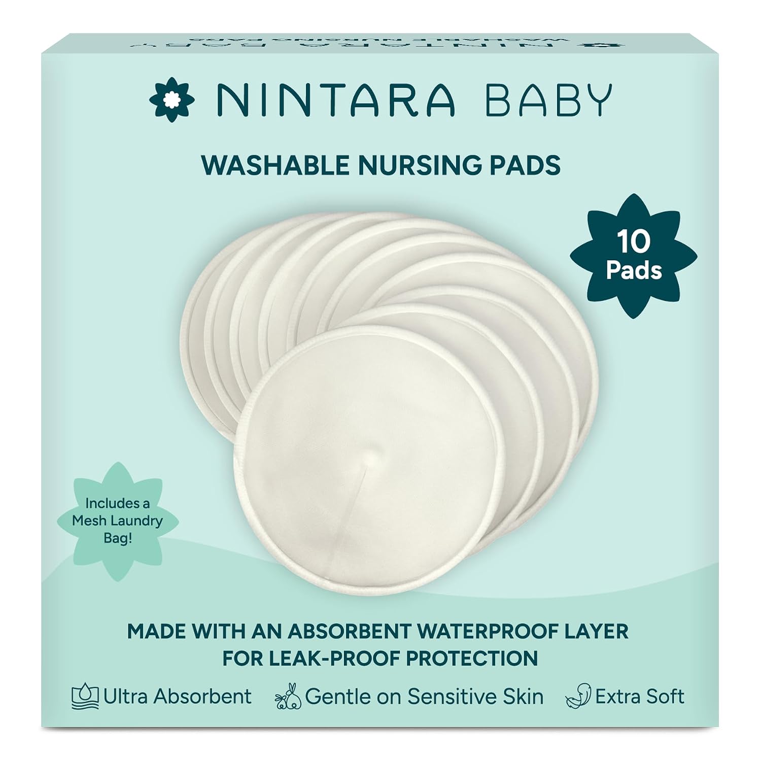 Nintara Baby Reusable Nursing Pads ...