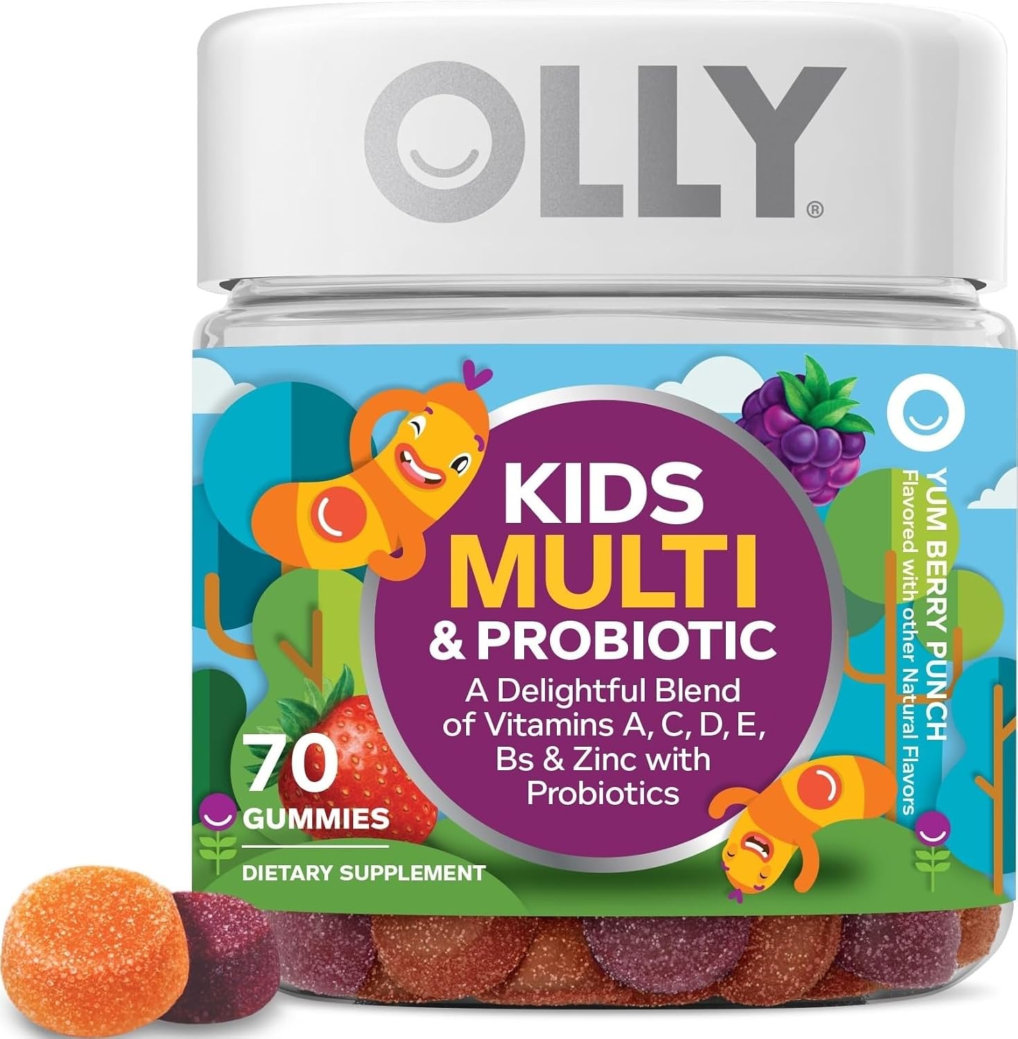 OLLY Kids Multivitamin & Probi...