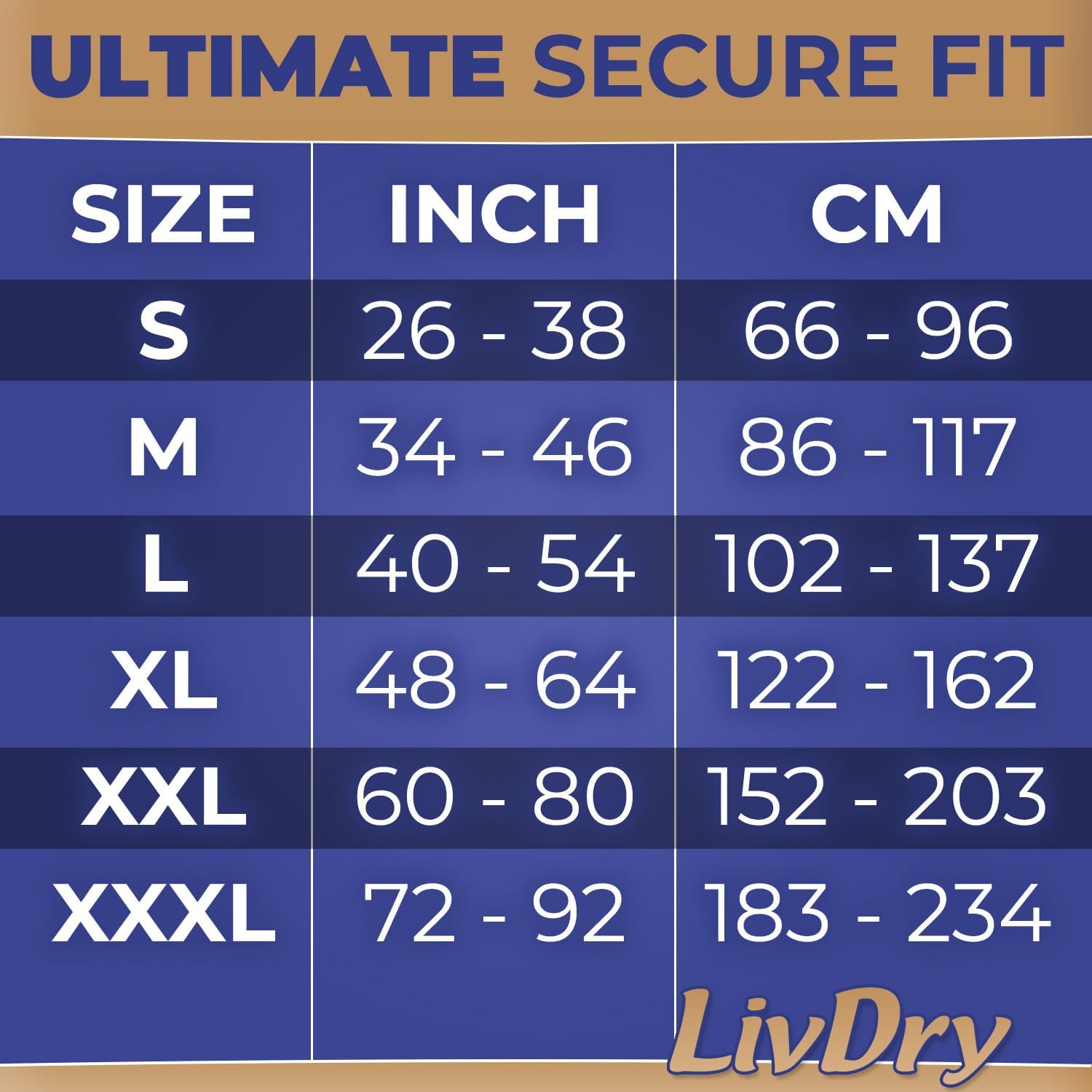 LivDry Ultimate XL Adult Incontinence Underwear, Max Absorbent Adult Diapers with Leak Protection, X-Large, 12-Pack - Image 5