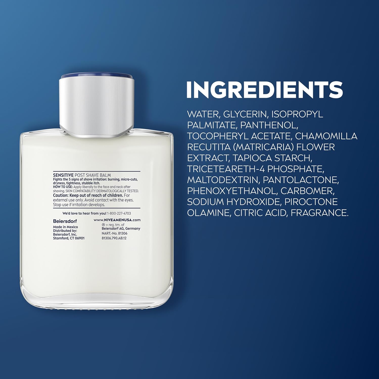 NIVEA MEN Sensitive Post Shave Balm, After Shave Balm for Men, 3.3 FL OZ - Image 11