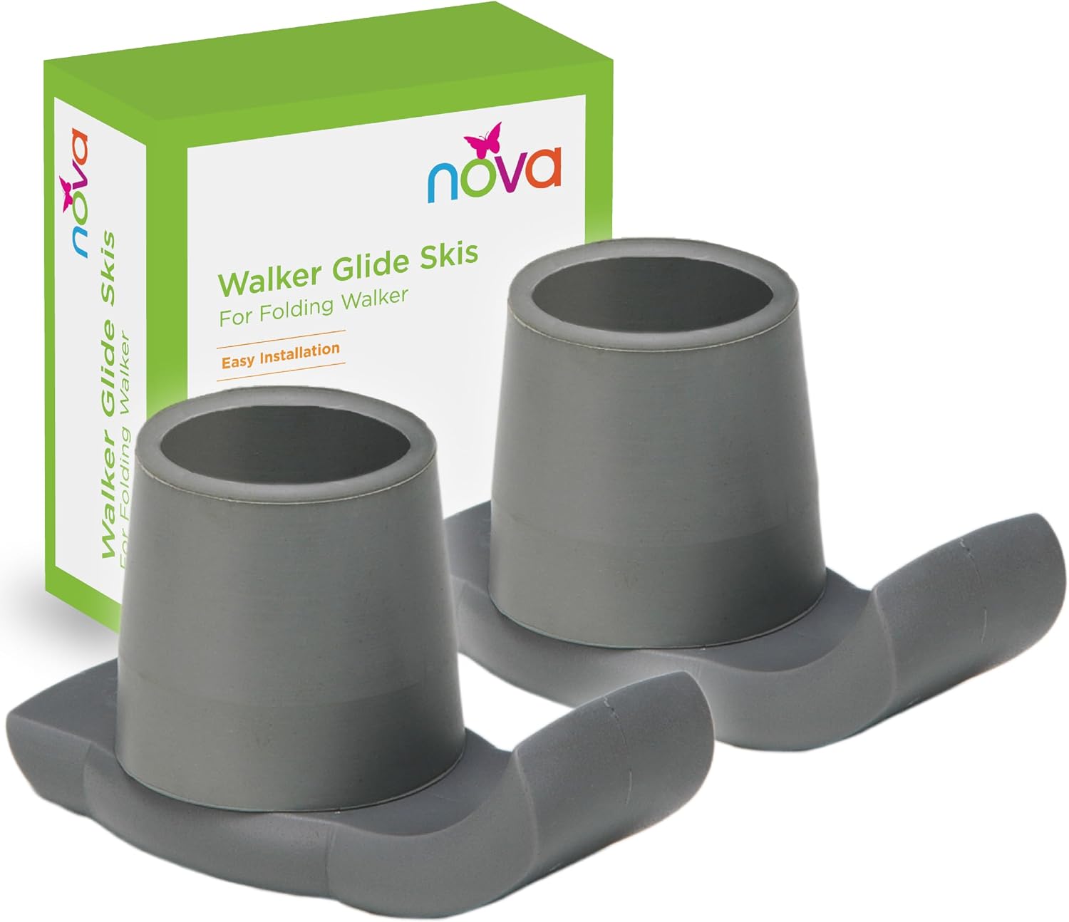 NOVA Walker Skis Glides for Folding...