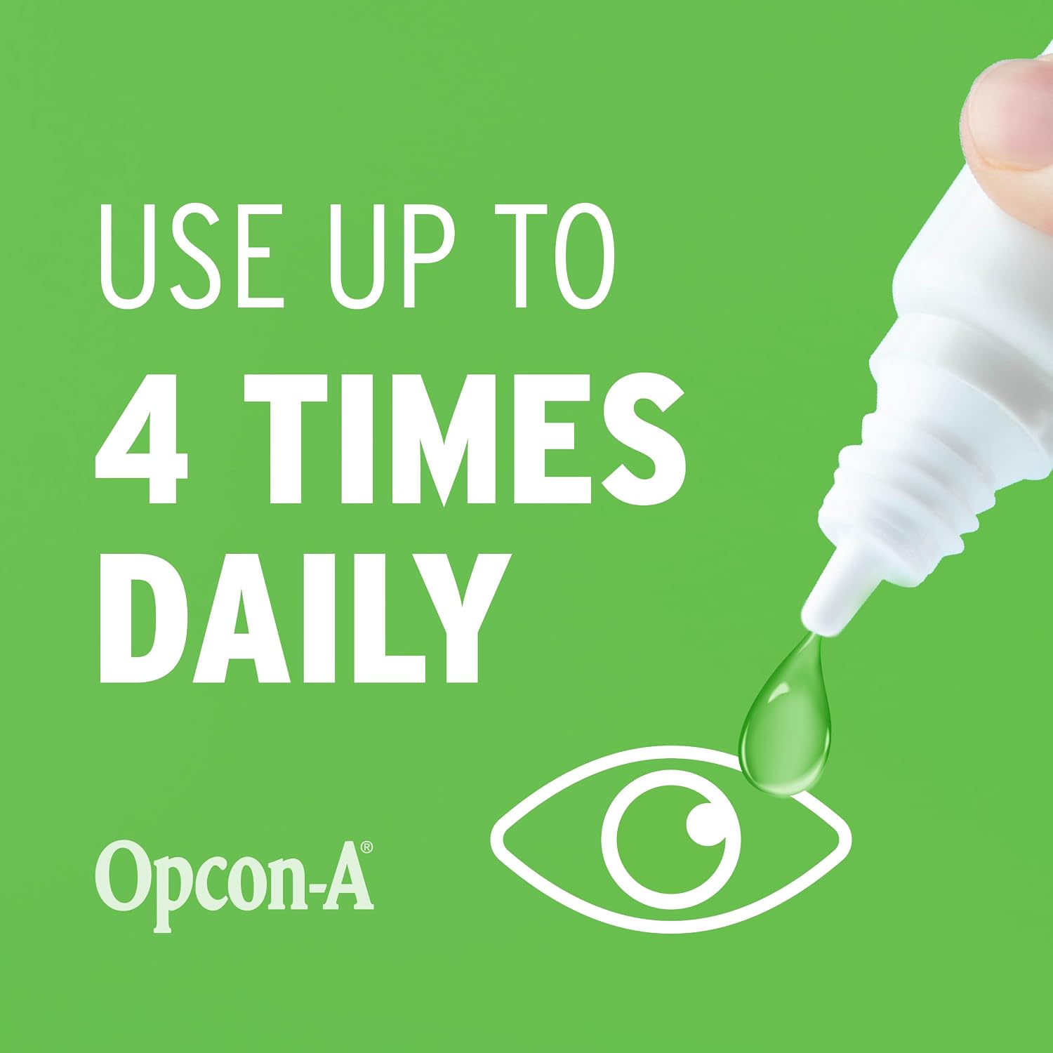 Opcon-A Allergy Eye Drops, Antihistamine and Redness Relief for Itchy, Red Eyes, Soothes Irritation from Pollen, Ragweed, Grass, Animal Hair and Dander Clinically Proven Formula, 0.5 Fl Oz (Pack of 2) - Image 6