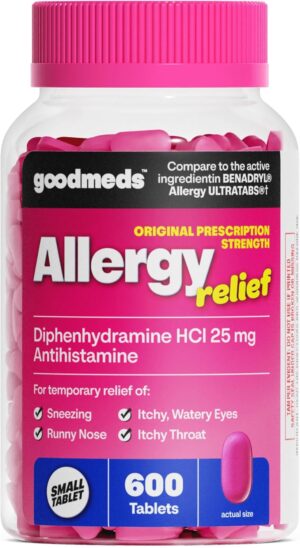 Allergy Medicine Antihistamine, Dip...