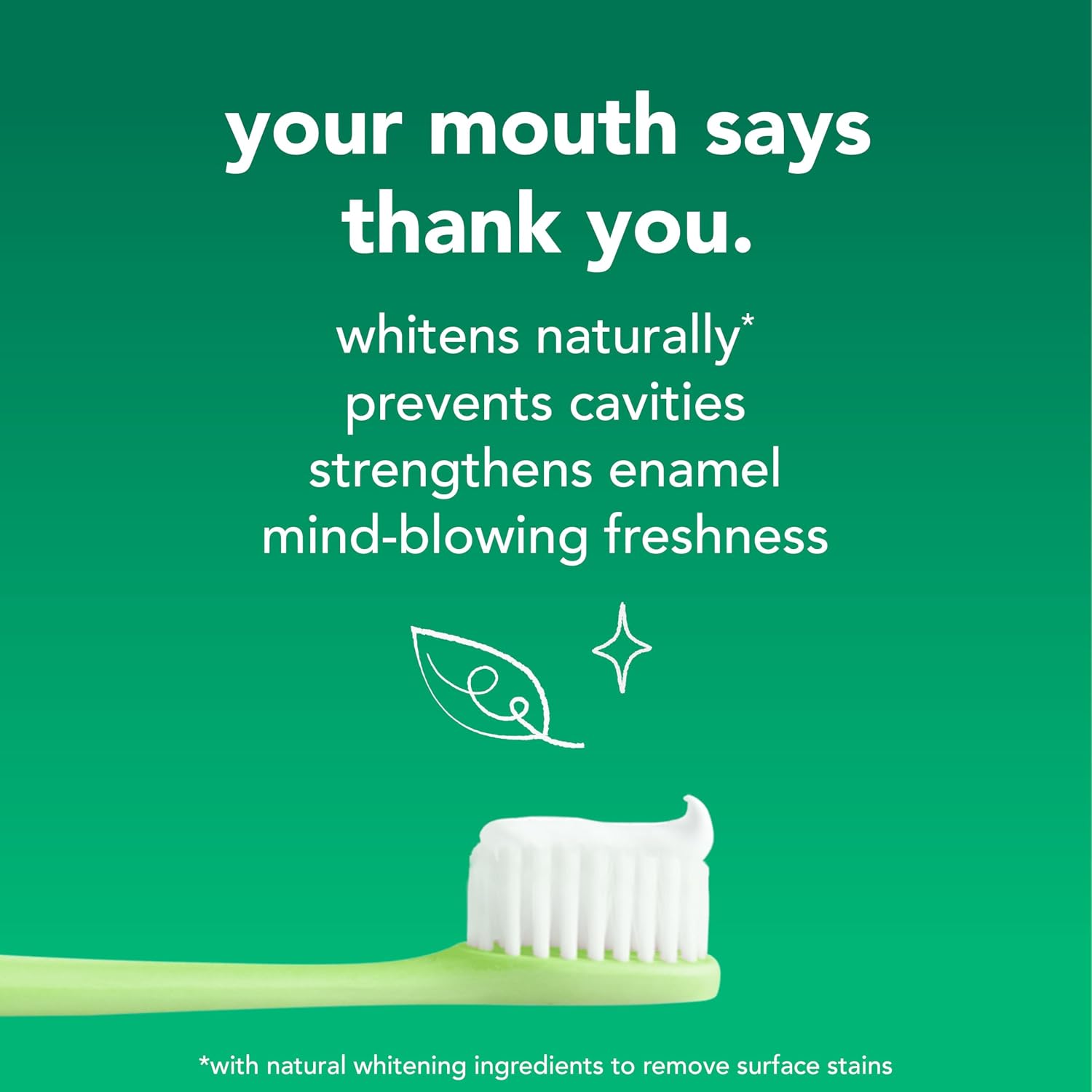 Hello Naturally Whitening Anticavity Fluoride Toothpaste, 5 Oz Tube, Natural Whitening Toothpaste with Coconut Oil, Whitens Naturally and Helps Remove Surface Stains, SLS Free, Vegan, Mint, 3 Pack | Anticavity Fluoride Toothpaste with Coconut Oil, Helps Remove Surface Stains, Strengthens Enamel, SLS Free, Vegan - Image 6