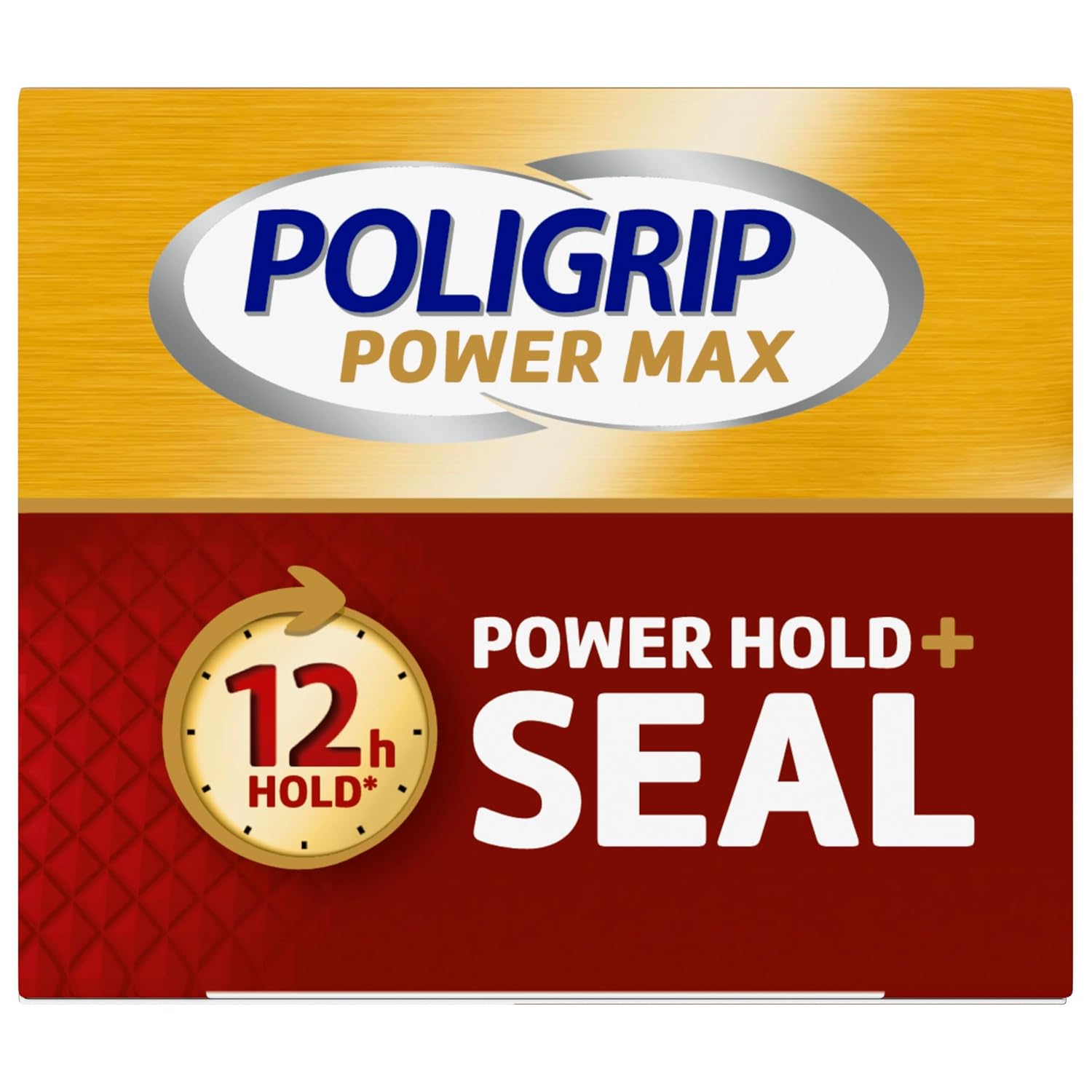 Poligrip Power Max Power Hold plus Seal Denture Adhesive Cream, Denture Cream for Secure Hold and Food Seal, Flavor Free - 2.2 oz - Image 12